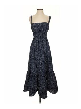 J. Crew Navy Blue Polka Dot Sundress